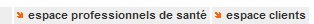 Lien "Espace clients" Lien "Espace clients"
