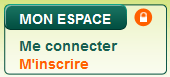 Mon espace - Me connecter - M'inscrire